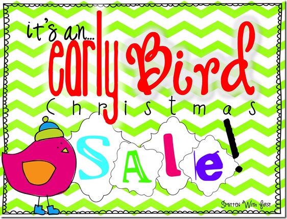 Early bird Christmas SALE!!!