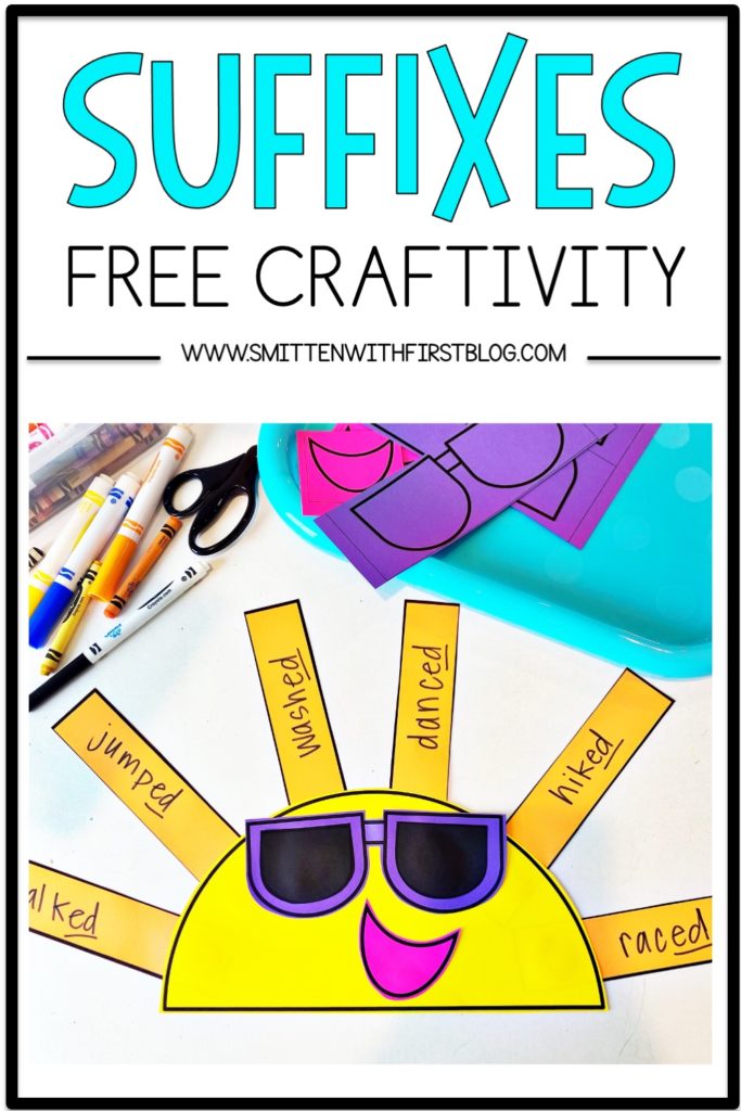 Sunny Suffixes Free activity