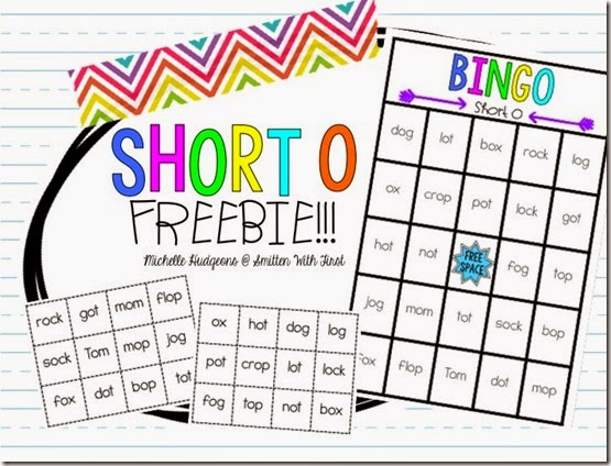 Short Vowel Bingo FREEBIE!