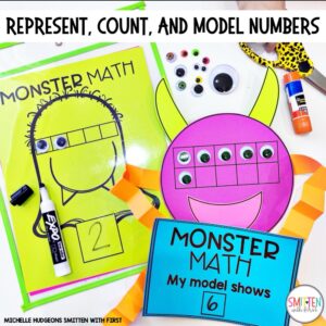 Monster Math Activities Kindergarten 1st Grade 2nd Grade Preschool Kids Halloween Math Games