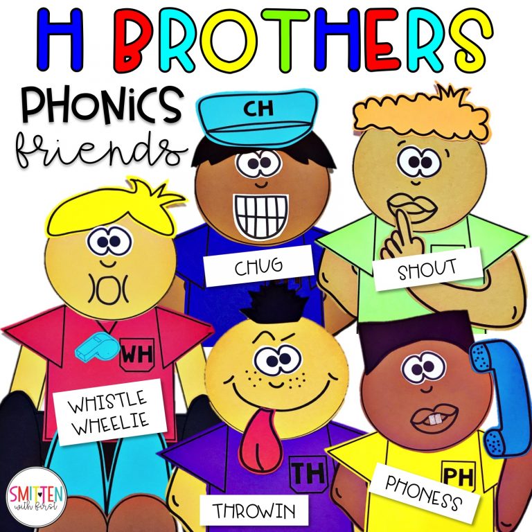 H Digraph Brothers phonics activities and games