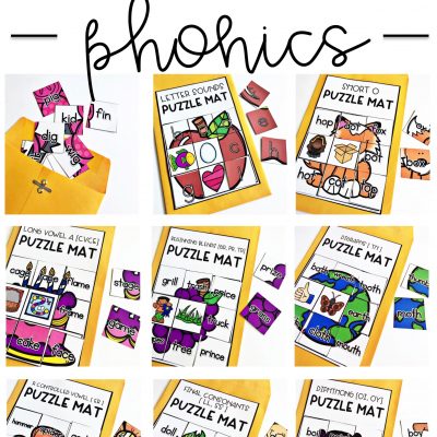 Phonics Puzzle Mats