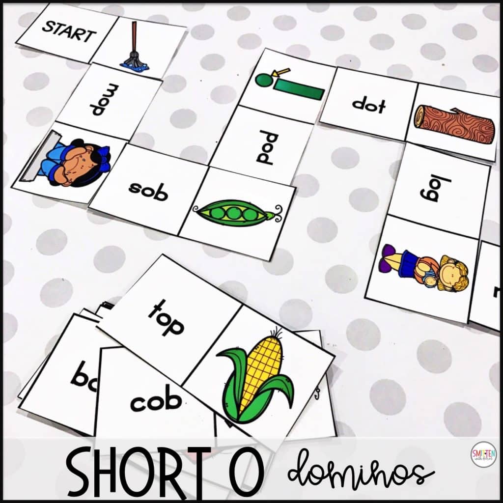 short vowel o phonics activities and games