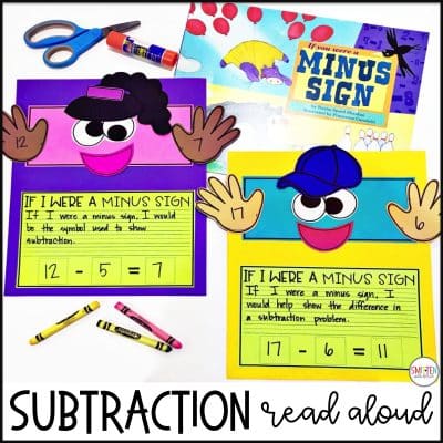 Subtraction activities and read alouds - Smitten with First