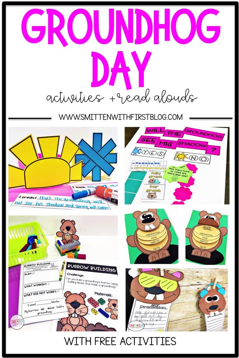 Groundhog Day activities and read alouds