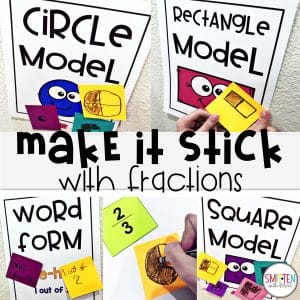 fun fraction games, activities, and hands on fraction introduction or fraction review activity for representing fractions 1st grade, and 2nd grade