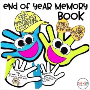 Here's a quick and simple end of year memory book for kindergarten, first grade, and second grade.