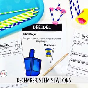 December Holiday STEM activities kindergarten 1st grade