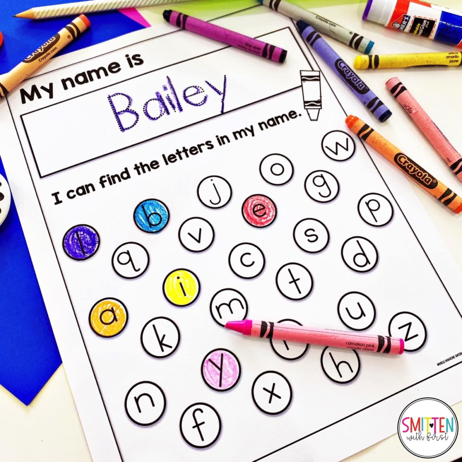 Editable Name Worksheets to practice reading, tracing, and writing names