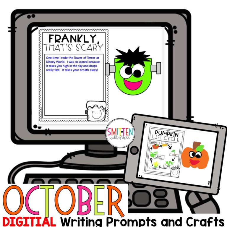 Digital October Writing Crafts And Prompts For Distance Learning