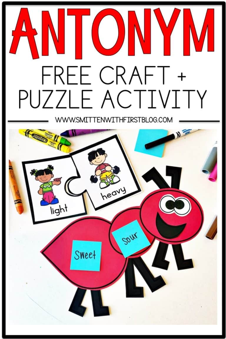 FREE Antonym Activities