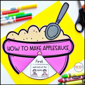 How to Make Applesauce Apple Activities Kindergarten First Grade