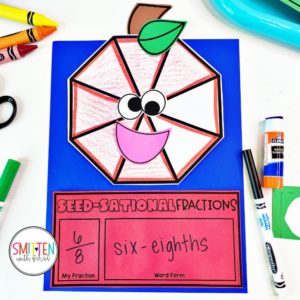 Apple Fractions Activities First Grade