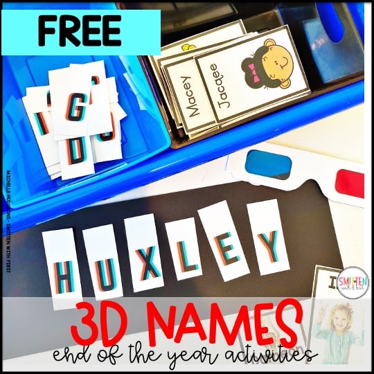 end of year movie day name activities