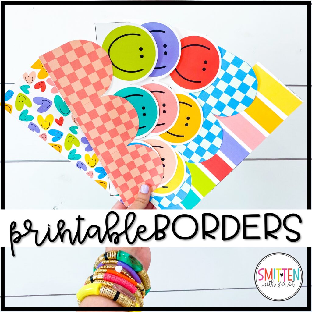 free printable classroom display borders