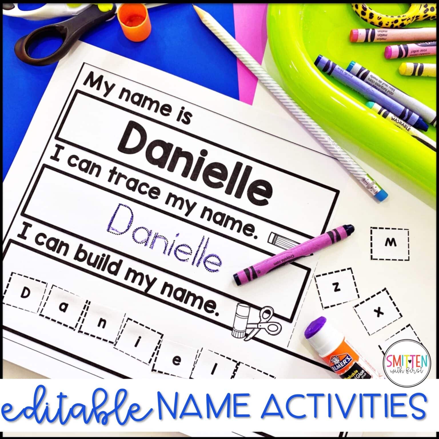 Name Activities for Preschool Kindergarten First Grade