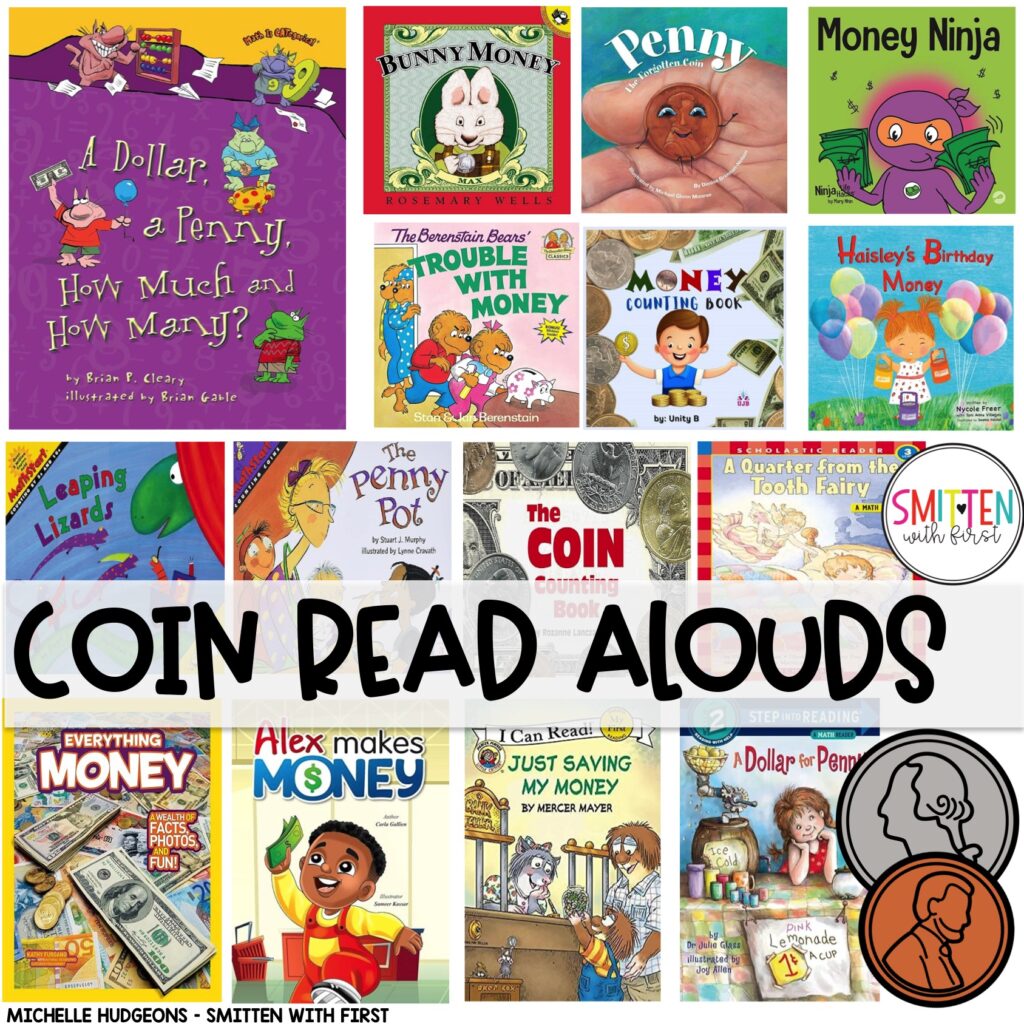 dentify and Count Coins Activities Centers Worksheets Kindergarten 1st Grade 2nd Grade Coin Read Alouds