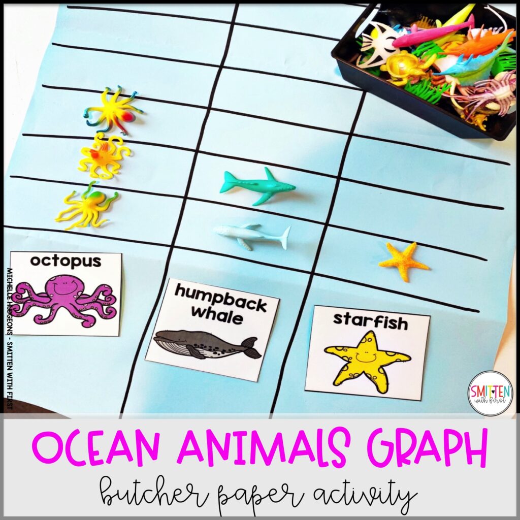 ocean end of year activities ocean animals graph kindergarten 1st grade 2nd grade