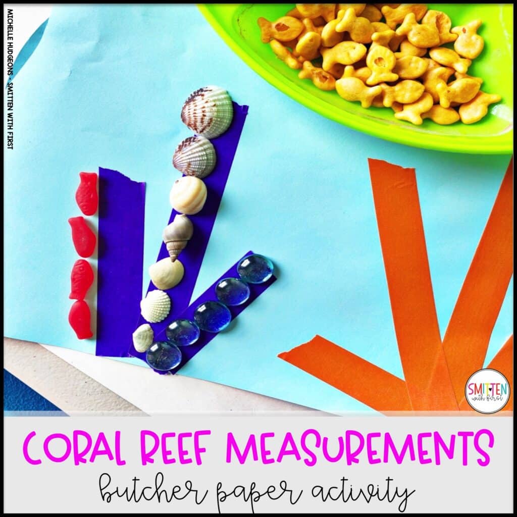 ocean end of year activities nonstandard measurement butcher paper activity kindergarten 1st grade 2nd grade