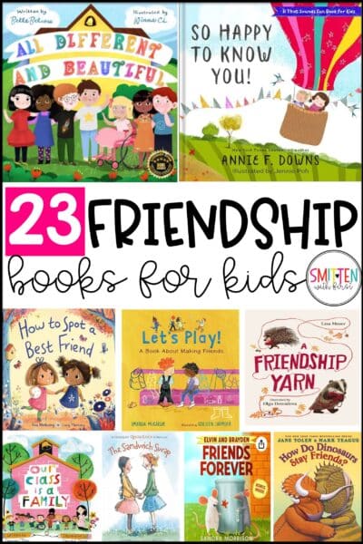 Friendship Books for Kids, Kindergarten, 1st Grade, 2nd Grade