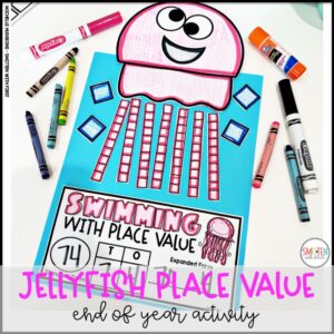 ocean end of year activities place value butcher paper activity kindergarten 1st grade 2nd grade