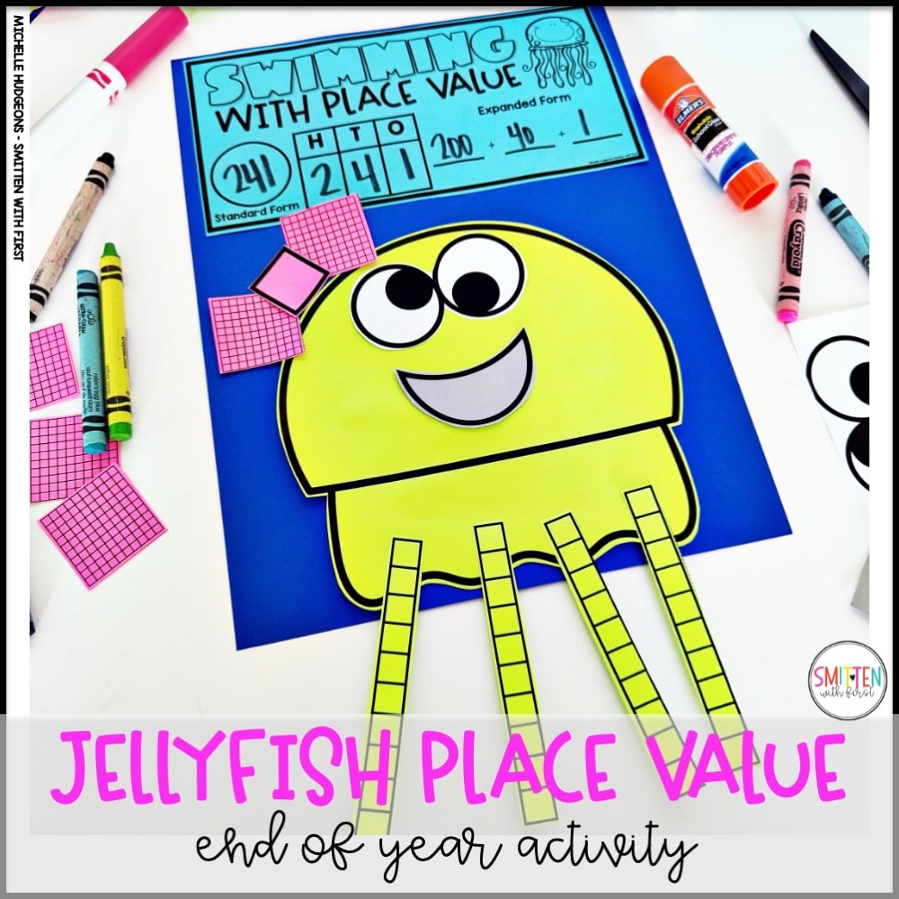 ocean end of year activities place value butcher paper activity kindergarten 1st grade 2nd grade