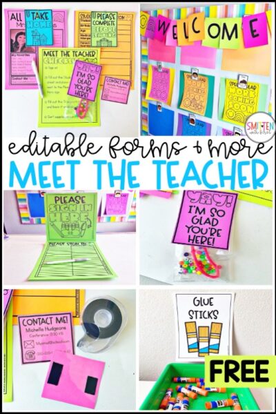 Meet the Teacher Template Editable Free