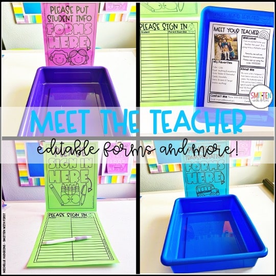 Meet the Teacher Template Editable