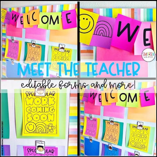 Meet the Teacher Template Editable