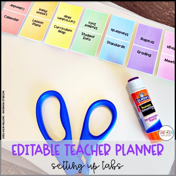 editable teacher planner for elementary teachers