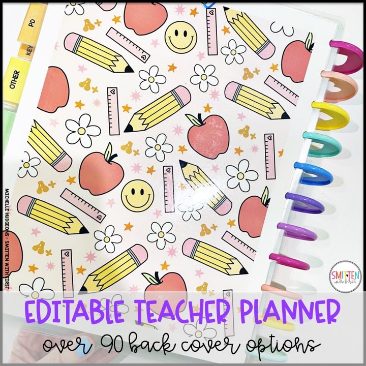 editable teacher planner for elementary teachers