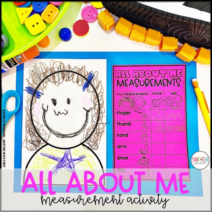 All About Me Activities Kindergarten, 1st Grade, 2nd Grade