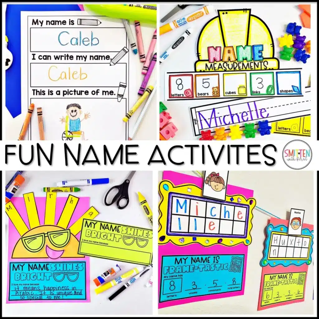 All About Me Activities