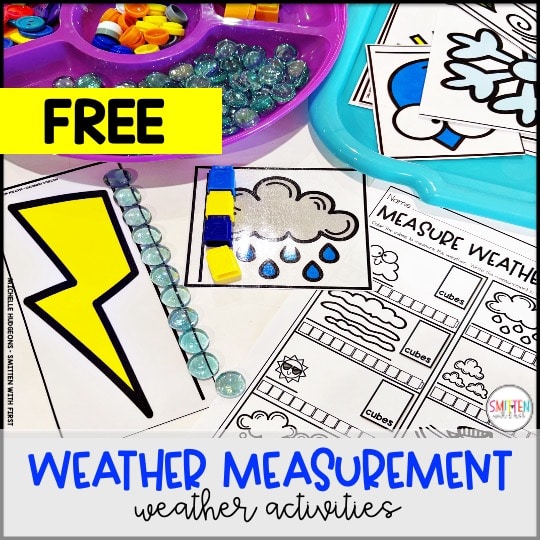Weather Measurement activities kindergarten 1st grade 2nd grade
