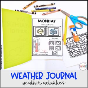 Weather journal activities kindergarten 1st grade 2nd grade