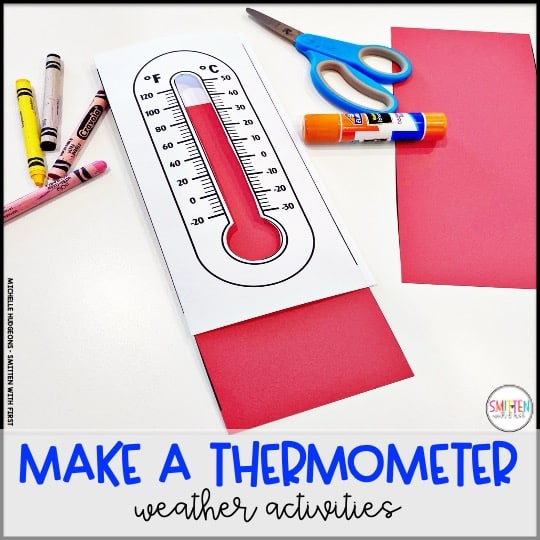 Weather water cycle clouds temperature activities kindergarten 1st grade 2nd grade