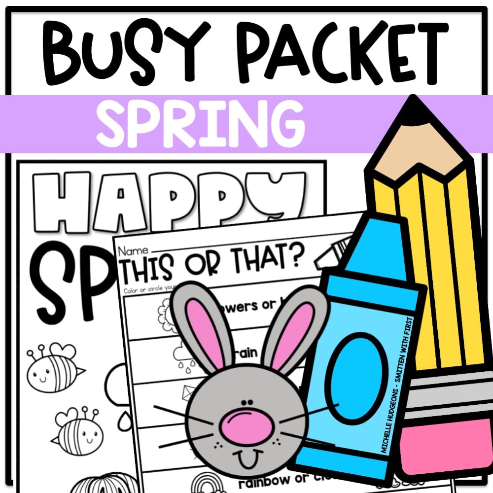 Spring Early Finisher Activities for Kindergarten, 1st Grade, 2nd Grade, and 3rd Grade