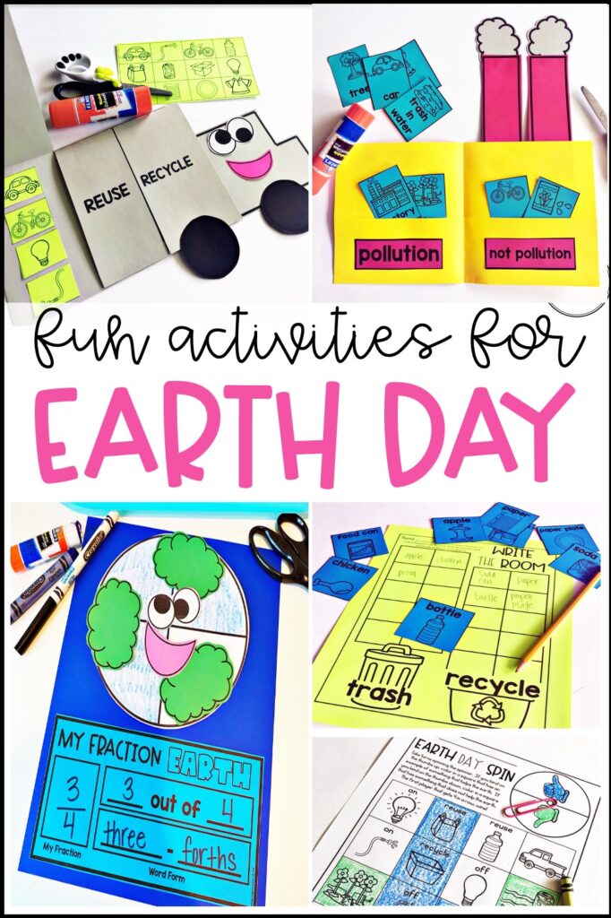 Earth Day Activities for Kids Kindergarten 1st Grade 2nd Grade