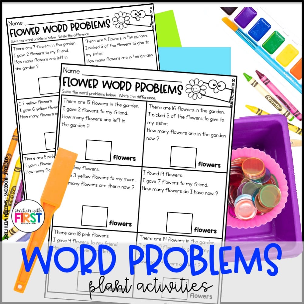 Plants Worksheets Activities and Centers for First Grade Kindergarten 2nd Grade Worksheets