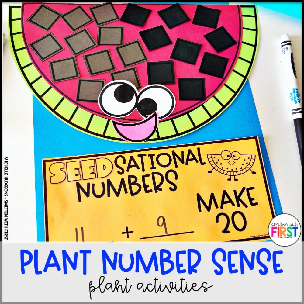 Plants Math Activities and Centers for First Grade Kindergarten 2nd Grade